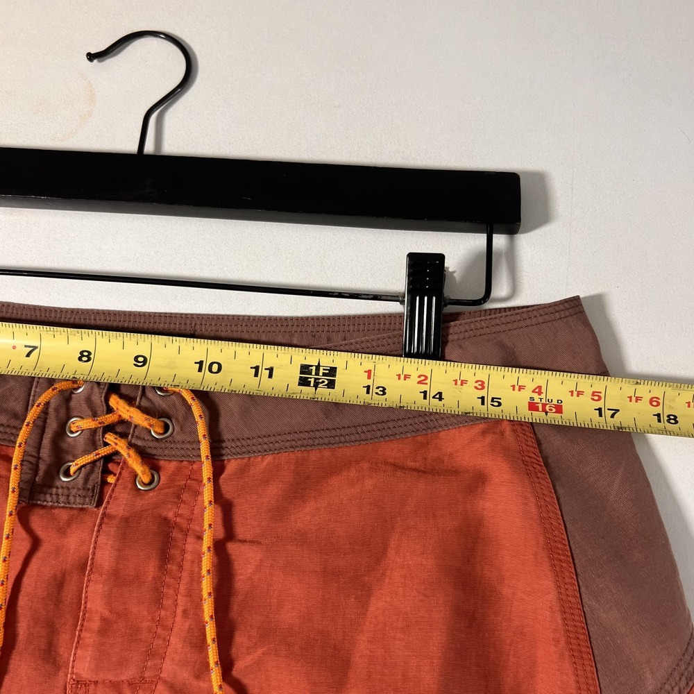 Vintage Patagonia Pataloha Board Shorts Mens 32 Orange Swim Trunks Nylon Surf - Picture 5 of 8